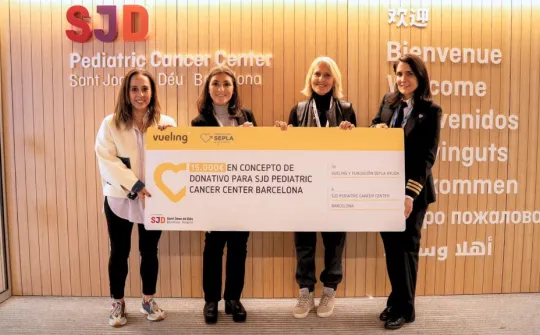 Donación Vueling y SEPLA-Ayuda