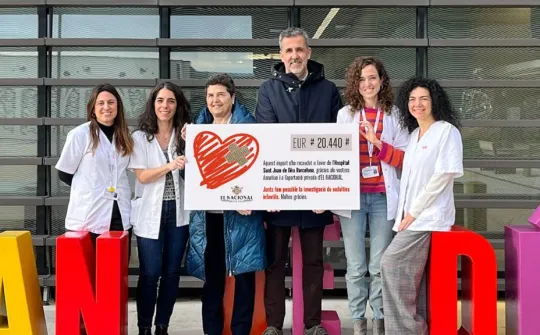 Donació El Nacional a Sant Joan de Déu Donació El Nacional a Sant Joan de Déu