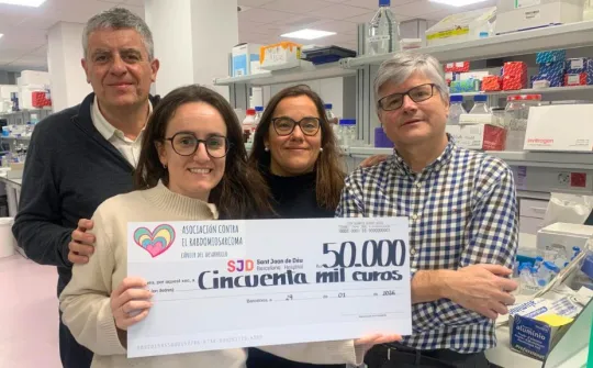 Donació 2025 Associació contra el Rabdomiosarcoma Donació 2025 Associació contra el Rabdomiosarcoma