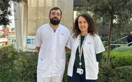 Darío Ortigoza i Laia Nou trastorns del gen NKX2-1 Sant Joan de Déu