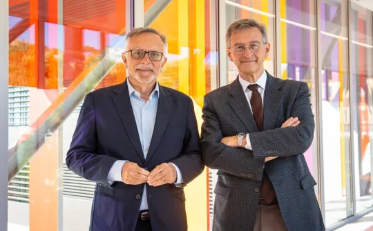 Manel del Castillo i Miquel Pons a Sant Joan de Déu