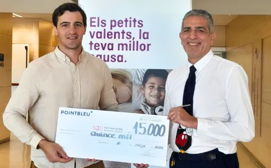 Donación de Pointbleu al Hospital en 2026 Donación de Pointbleu al Hospital en 2026