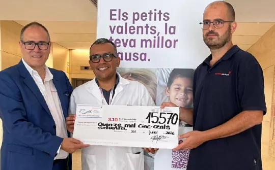 Donación de Bossauto al Hospital Sant Joan de Déu Barcelona