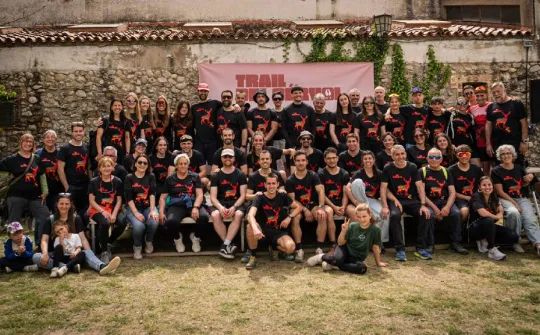 Imagen del grupo de participantes del Trail de Cèrvol Imagen del grupo de participantes del Trail de Cèrvol