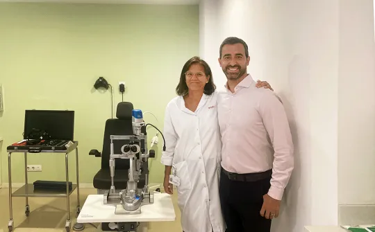 Donación Embamat para equipamento oftalmológico Donación Embamat para equipamento oftalmológico