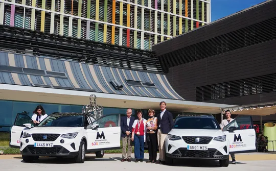 M Automobiles en la entrega de cotxes cedits per a Sant Joan de Déu M Automobiles en la entrega de cotxes cedits per a Sant Joan de Déu