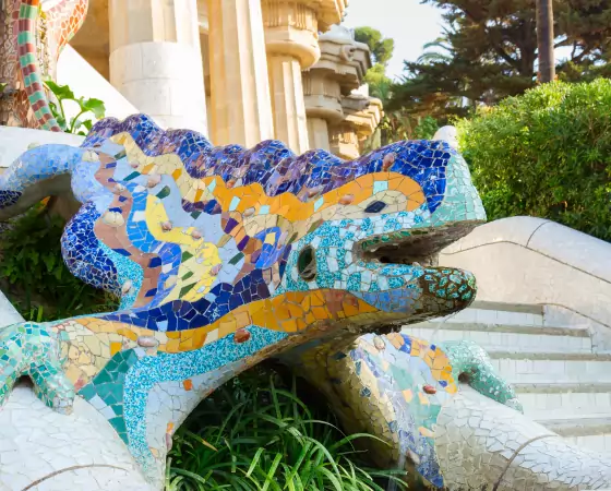 Detalle del Parc Güell Detalle del Parc Güell