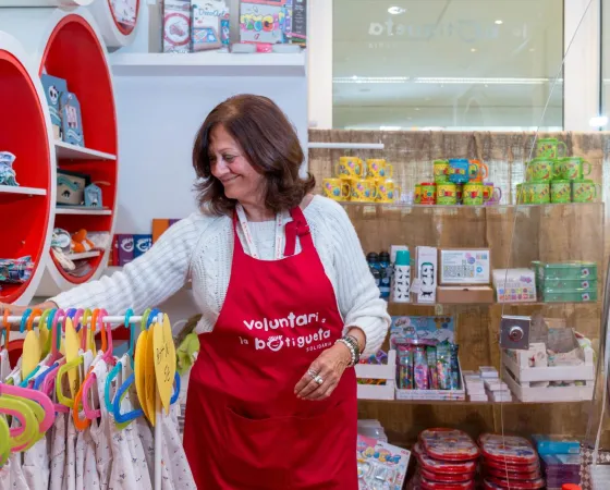 Botigueta solidaria Voluntaria en la Botigueta solidaria del Hospital Sant Joan de Déu Barcelona
