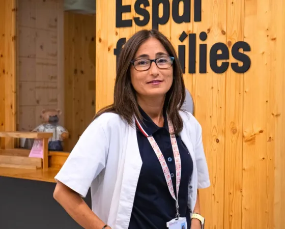 Ana Maria Alonso, cap de treball social de l'Hospital Sant Joan de Déu Barcelona Ana Maria Alonso, cap de treball social de l'Hospital Sant Joan de Déu Barcelona