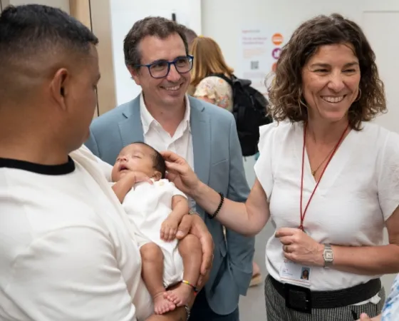 Visita postoperatoria de cirugía fetal de gastrosquisis - Hospital Sant Joan de Déu Barcelona Visita postoperatoria de cirugía fetal de gastrosquisis - Hospital Sant Joan de Déu Barcelona