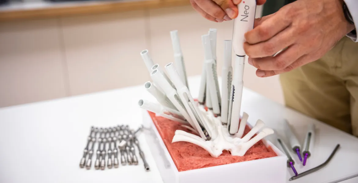 Projecte 3D de simulació d'una cirurgia d'escoliosi
