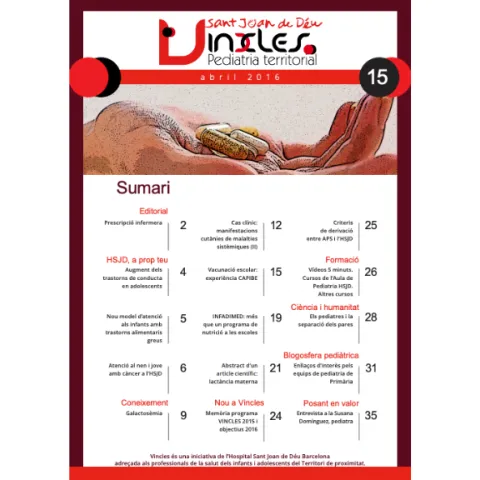 Revista Vincles, número 15