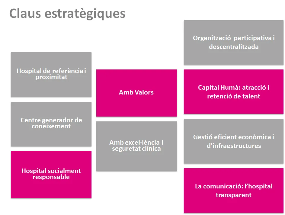 Claus estratègiques de l'Hospital Sant Joan de Déu Barcelona Claus estratègiques de l'Hospital Sant Joan de Déu Barcelona