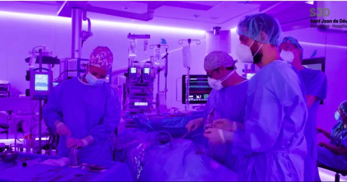 The surgical block at SJD Barcelona Children’s Hospital The surgical block at SJD Barcelona Children’s Hospital
