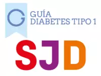 Logotipo Guía Diabetes tipo 1 del Hospital Sant Joan de Déu Barcelona