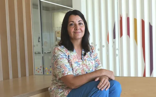 María Carmen Caballero, enfermera de hospitalización María Carmen Caballero, enfermera de hospitalización