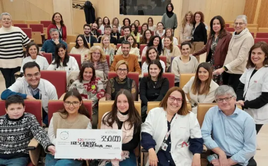 Acte de lliurament de la donació de Pulseras Candela
