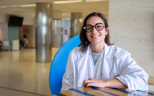 Aina Seguí, residente de Pediatría de cuarto año del Hospital Sant Joan de Déu Barcelona Aina Seguí, residente de Pediatría de cuarto año del Hospital Sant Joan de Déu Barcelona