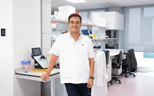 Ángel Montero, líder del grupo Tratamiento del Cáncer Pediátrico en el SJD Pediatric Cancer Center Barcelona Ángel Montero, líder del grupo Tratamiento del Cáncer Pediátrico en el SJD Pediatric Cancer Center Barcelona