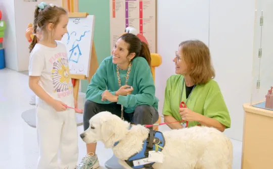 Barbara with the Child Life team at the SJD Barcelona Children's Hospital Barbara with the Child Life team at the SJD Barcelona Children's Hospital