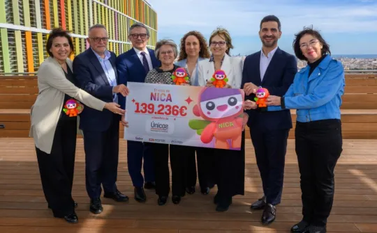 Entrega de la recaudación de El Viaje de Nica Entrega de la recaudación de El Viaje de Nica