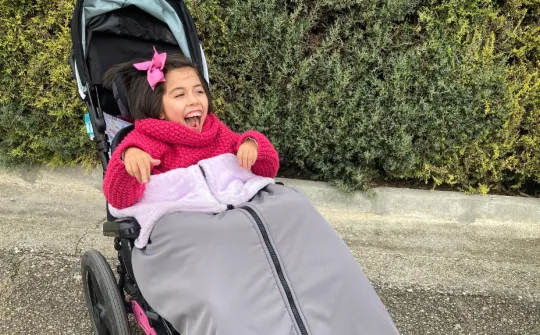 María, una paciente con al enfermedad metabólica GNAO1 paciente enfermedad rara metabolica gnao1 sant joan de déu