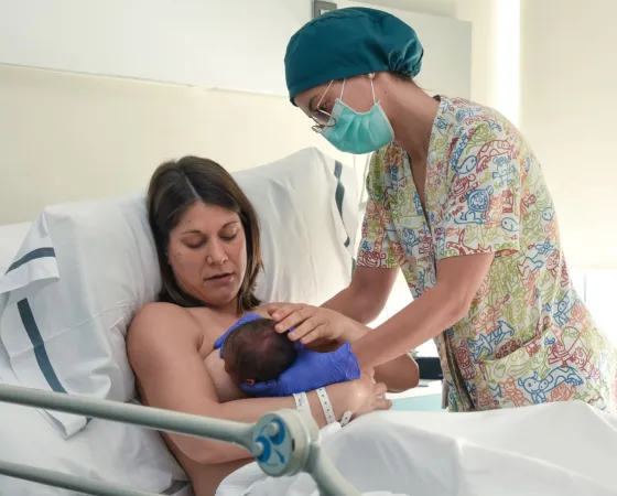 Atención posparto en la maternidad, Hospital Sant Joan de Déu Barcelona Atención maternidad Hospital Sant Joan de Déu Barcelona