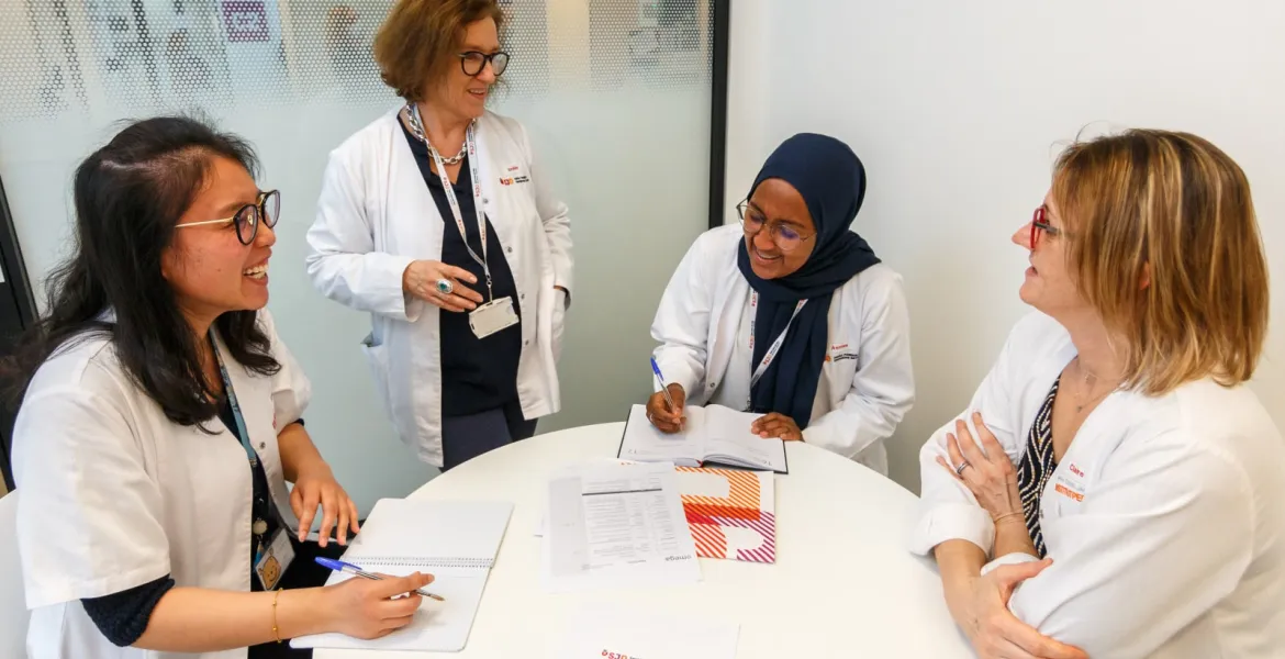 Equipo del Departamento de Pacientes Internacionales del Hospital Sant Joan de Déu Barcelona
