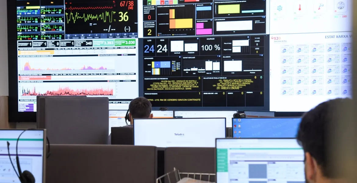 Cortex, Sala Command Center, Hospital Sant Joan de Déu Barcelona Cortex, Command Center, Hospital Sant Joan de Déu Barcelona